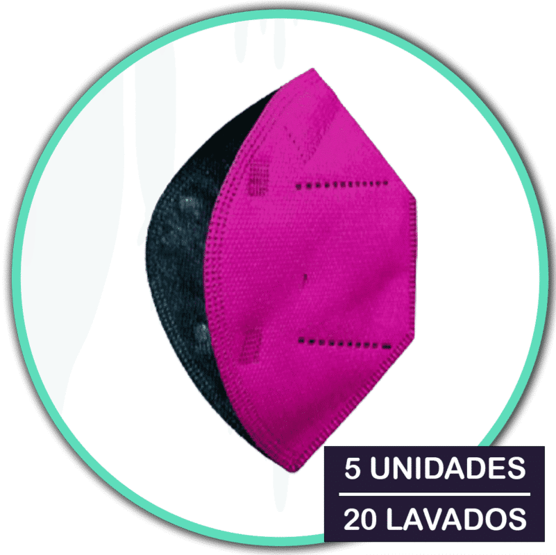 Mascarillas Airnatech reutilizables fucsia