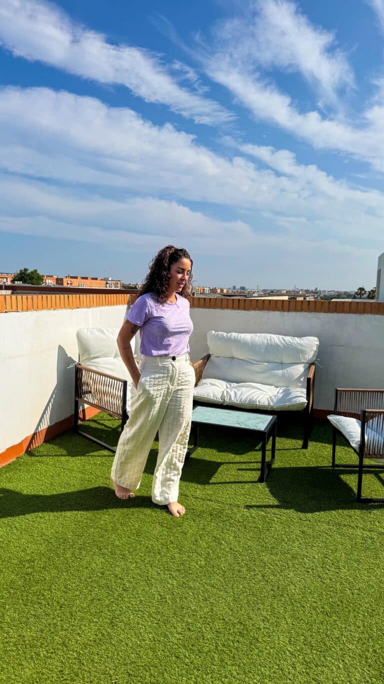 Empieza la operación “reforma de la terraza”, bueno, más que reforma, sería por Elena Losanz