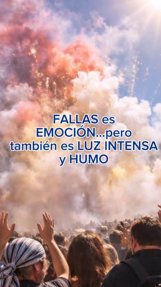 "La otra cara de las Fallas 😎, protege tus ojos sin perder por Óptica Santander Valencia