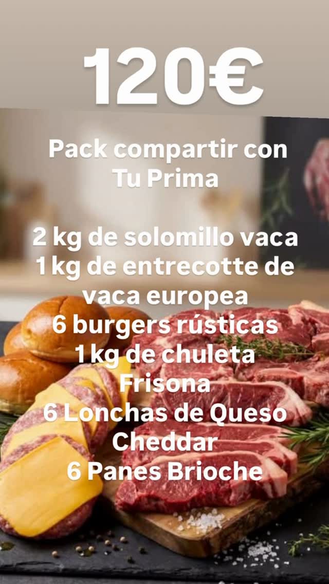 “Pack compartir con tu prima” La música es brutal!  www.carniceriavictorsalvo.com